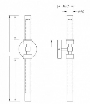 Бра Maytoni Stelo MOD116WL-L7B3K в Снежинске - snezhinsk.mebel24.online | фото 3