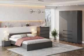 ДЕНВЕР Кровать 1600 (Графит серый) в Снежинске - snezhinsk.mebel24.online | фото 4