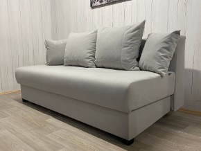Диван Комфорт-1 (НПБ) велюр Luma 13 св.серый в Снежинске - snezhinsk.mebel24.online | фото 2