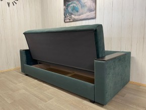 Диван Престиж-15 (НПБ+МДФ) велюр Sensey bottle green в Снежинске - snezhinsk.mebel24.online | фото 5