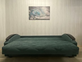Диван Престиж-16 (НПБ+МДФ) велюр Sensey bottle green в Снежинске - snezhinsk.mebel24.online | фото 3