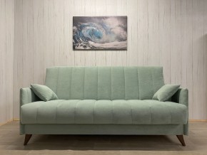 Диван Престиж-3 (НПБ) велюр Sensey mist green в Снежинске - snezhinsk.mebel24.online | фото