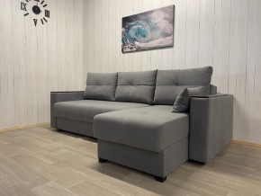 Диван угловой Комфорт-3 (НПБ+МДФ) велюр Galaxy Lite 26 в Снежинске - snezhinsk.mebel24.online | фото 2