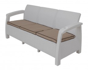 Диван Yalta Premium Sofa 3 Set (Ялта) белый (+подушки под спину) в Снежинске - snezhinsk.mebel24.online | фото 1