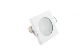 DK3014-WH Встраиваемый светильник влагозащ., IP 44, 50 Вт, GU10, белый, алюминий в Снежинске - snezhinsk.mebel24.online | фото 4