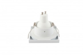DK3014-WH Встраиваемый светильник влагозащ., IP 44, 50 Вт, GU10, белый, алюминий в Снежинске - snezhinsk.mebel24.online | фото 5