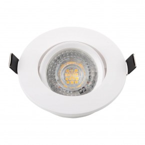 DK3020-WH Встраиваемый светильник, IP 20, 10 Вт, GU5.3, LED, белый, пластик в Снежинске - snezhinsk.mebel24.online | фото 4