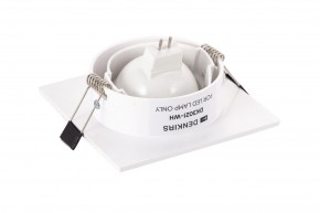DK3021-WH Встраиваемый светильник, IP 20, 10 Вт, GU5.3, LED, белый, пластик в Снежинске - snezhinsk.mebel24.online | фото 3