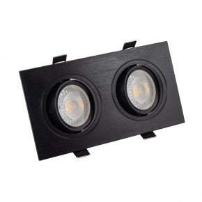DK3022-BK Встраиваемый светильник, IP 20, 10 Вт, GU5.3, LED, черный, пластик в Снежинске - snezhinsk.mebel24.online | фото 1