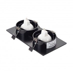 DK3022-BK Встраиваемый светильник, IP 20, 10 Вт, GU5.3, LED, черный, пластик в Снежинске - snezhinsk.mebel24.online | фото 3
