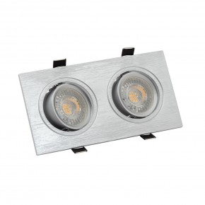 DK3022-CM Встраиваемый светильник, IP 20, 10 Вт, GU5.3, LED, серый, пластик в Снежинске - snezhinsk.mebel24.online | фото 1