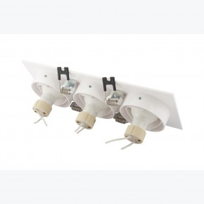 DK3023-WH Встраиваемый светильник, IP 20, 10 Вт, GU5.3, LED, белый, пластик в Снежинске - snezhinsk.mebel24.online | фото 4
