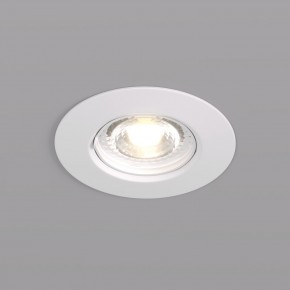 DK3028-WH Встраиваемый светильник, IP 20, 10 Вт, GU5.3, LED, белый, пластик в Снежинске - snezhinsk.mebel24.online | фото 1