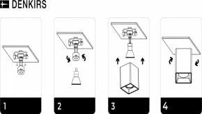 DK3030-WH Светильник накладной IP 20, 10 Вт, GU5.3, LED, белый, пластик в Снежинске - snezhinsk.mebel24.online | фото 8