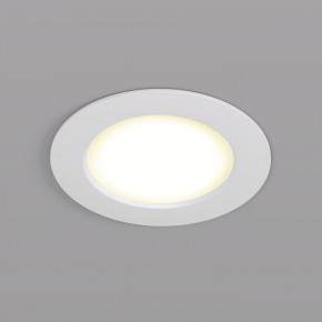 DK3046-WH Встраиваемый светильник, IP 20, 5Вт, LED, белый, пластик в Снежинске - snezhinsk.mebel24.online | фото 1