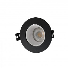 DK3061-BK+WH Встраиваемый светильник, IP 20, 10 Вт, GU5.3, LED, черный/белый, пластик в Снежинске - snezhinsk.mebel24.online | фото 1