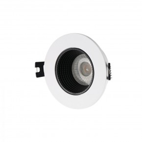 DK3061-WH+BK Встраиваемый светильник, IP 20, 10 Вт, GU5.3, LED, белый/черный, пластик в Снежинске - snezhinsk.mebel24.online | фото 1