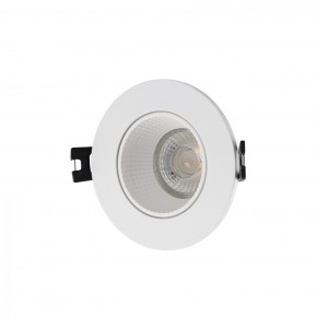 DK3061-WH Встраиваемый светильник, IP 20, 10 Вт, GU5.3, LED, белый/белый, пластик в Снежинске - snezhinsk.mebel24.online | фото 1