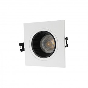 DK3071-WH+BK Встраиваемый светильник, IP 20, 10 Вт, GU5.3, LED, белый/черный, пластик в Снежинске - snezhinsk.mebel24.online | фото
