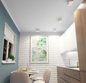 DK3085-WH+BR Светильник накладной IP 20, 10 Вт, GU5.3, LED, белый/бронзовый, пластик в Снежинске - snezhinsk.mebel24.online | фото 2