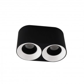 DK3096-BW+BK Светильник накладной IP 20, 10 Вт, GU5.3, LED, черно-белый/черный, пластик в Снежинске - snezhinsk.mebel24.online | фото