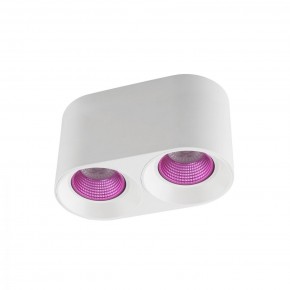 DK3096-WH+PI Светильник накладной IP 20, 10 Вт, GU5.3, LED, белый/розовый, пластик в Снежинске - snezhinsk.mebel24.online | фото