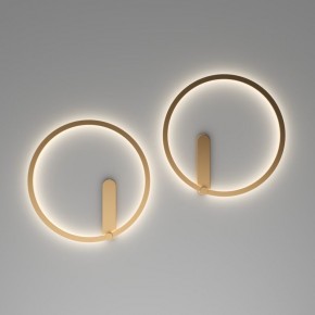 DK5035-SG Бра ROUND со светодиодом, IP20, 24W, 3000/4000/6500K, матовое золото, алюминий в Снежинске - snezhinsk.mebel24.online | фото 7