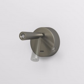 DK5072-DN Бра SHINE WALL со светодиодом, D104*H68, IP20, 3000К, 3W, RA?90, темный никель, алюминий в Снежинске - snezhinsk.mebel24.online | фото 3
