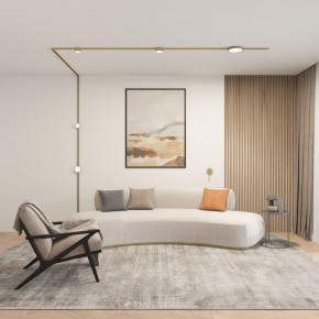 DK5072-SB Бра SHINE WALL со светодиодом, D104*H68, IP20, 3000К, 3W, RA?90, сатинированная латунь, алюминий в Снежинске - snezhinsk.mebel24.online | фото 5