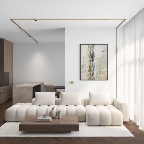 DK5072-SB Бра SHINE WALL со светодиодом, D104*H68, IP20, 3000К, 3W, RA?90, сатинированная латунь, алюминий в Снежинске - snezhinsk.mebel24.online | фото 6