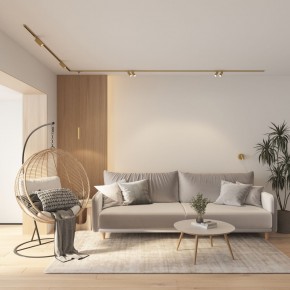 DK5072-SB Бра SHINE WALL со светодиодом, D104*H68, IP20, 3000К, 3W, RA?90, сатинированная латунь, алюминий в Снежинске - snezhinsk.mebel24.online | фото 8