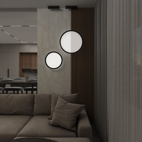 DK6606-BK Подвесной вертикальный светильник Veil со светодиодом H1700 d600 220V 48W 3000-6000K IP20 черный алюминий в Снежинске - snezhinsk.mebel24.online | фото 7