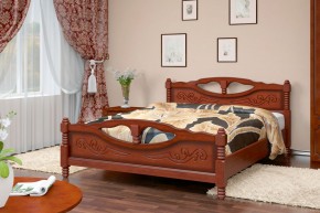 ЕЛЕНА-4 Кровать из массива (орех) в Снежинске - snezhinsk.mebel24.online | фото
