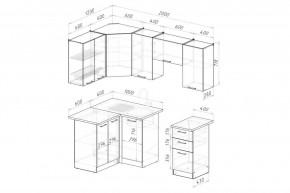 ГЛОРИЯ Кухонный гарнитур Оптима 5 (1200*2000 мм) в Снежинске - snezhinsk.mebel24.online | фото 2