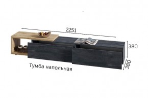 ХЛОЯ Гостиная (Дуб Вотан/Обсидиан) модульная в Снежинске - snezhinsk.mebel24.online | фото 9