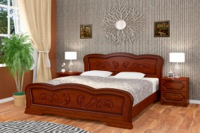 КАРИНА-8 Кровать из массива (Орех) в Снежинске - snezhinsk.mebel24.online | фото