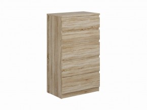 Комод КАСТОР с пятью ящиками, цвет Дуб Сонома в Снежинске - snezhinsk.mebel24.online | фото