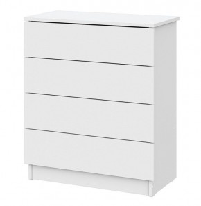 Комод КМ 1 (Серия 2) Белый текстурный в Снежинске - snezhinsk.mebel24.online | фото 3