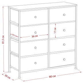 Комод Leset Линкс 8 ящиков (МДФ) в Снежинске - snezhinsk.mebel24.online | фото 12