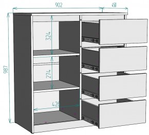 Комод Мальта K115 в Снежинске - snezhinsk.mebel24.online | фото 2