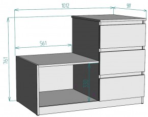 Комод Мальта K207 в Снежинске - snezhinsk.mebel24.online | фото 2