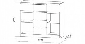 НИЦЦА-6 Комод (НЦ.06) в Снежинске - snezhinsk.mebel24.online | фото 2
