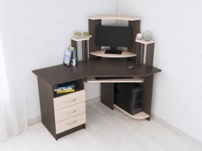Компьютерный стол Грета-7 венге/дуб молочный в Снежинске - snezhinsk.mebel24.online | фото