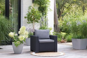 Комплект кресел Калифорния (California chair) графит в Снежинске - snezhinsk.mebel24.online | фото 1