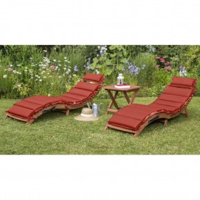 Комплект шезлонги и столик AFM-803A-T133 Beige-Terracotta (2+1) в Снежинске - snezhinsk.mebel24.online | фото 1
