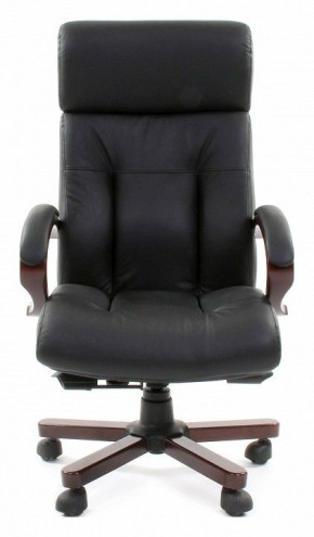Кресло для руководителя Chairman 421 черный/орех темный, черный в Снежинске - snezhinsk.mebel24.online | фото 2