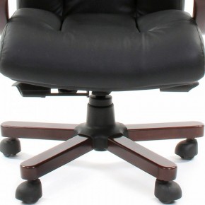 Кресло для руководителя Chairman 421 черный/орех темный, черный в Снежинске - snezhinsk.mebel24.online | фото 4