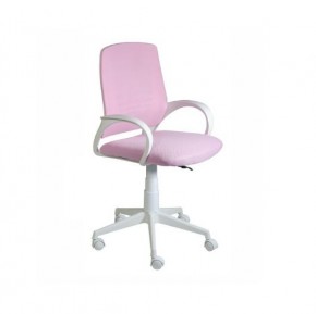 Кресло Ирис White сетка/ткань розовая в Снежинске - snezhinsk.mebel24.online | фото