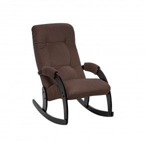 Кресло-качалка Модель 67 Венге, ткань V 26 в Снежинске - snezhinsk.mebel24.online | фото 1