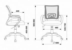 Кресло компьютерное CH-695N/BL/TW-11 в Снежинске - snezhinsk.mebel24.online | фото 12